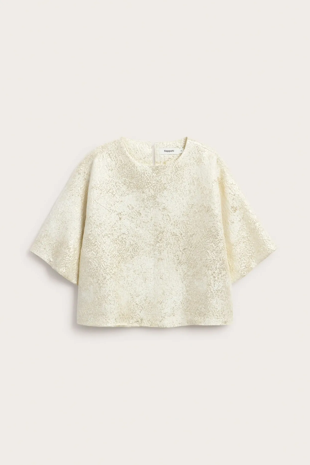 Jaquardmönstrad blus