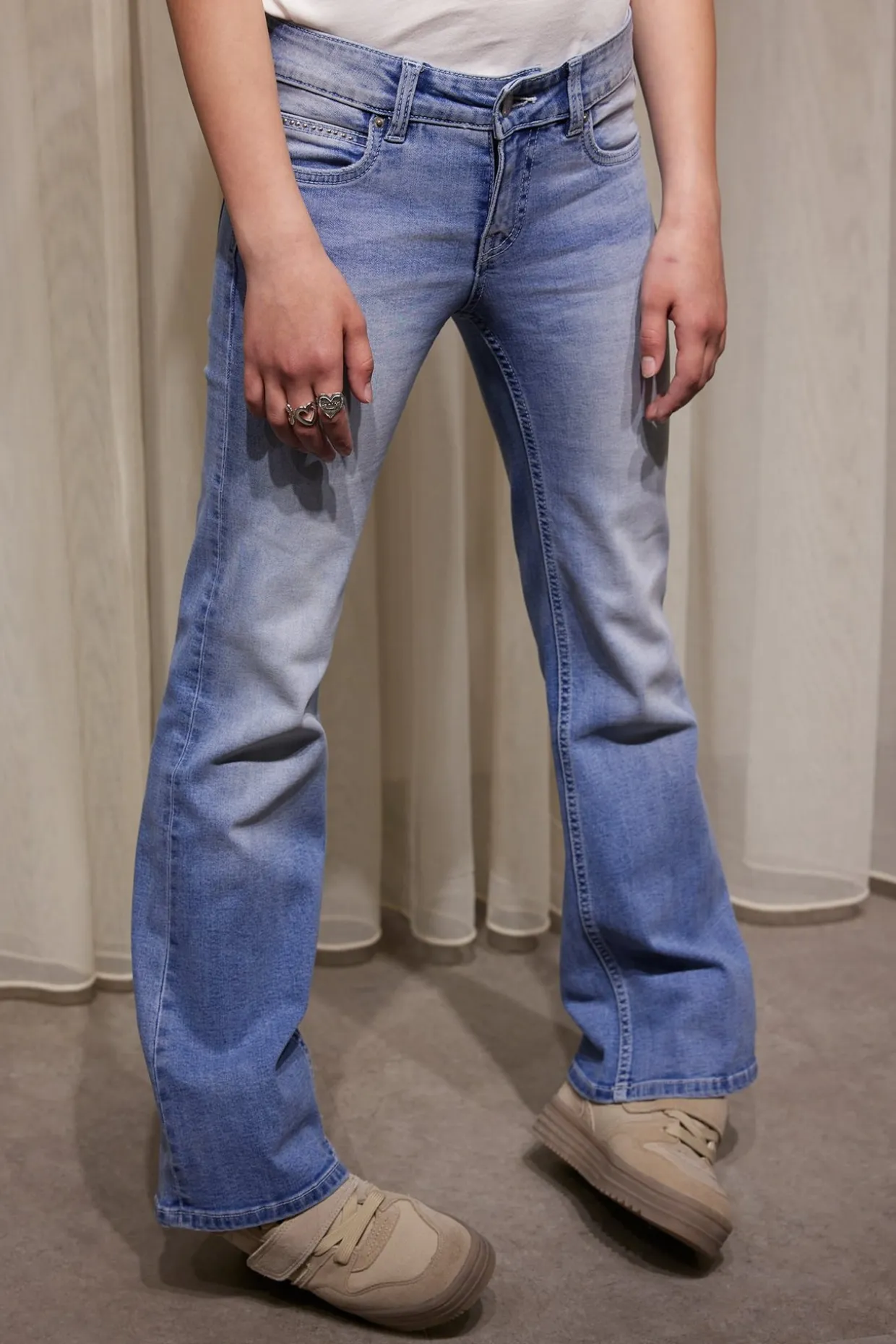 Jeans bootcut low waist