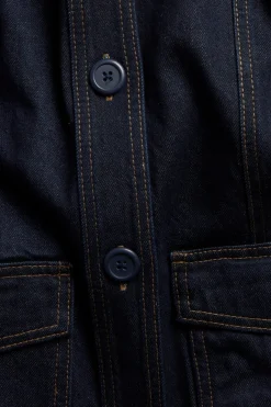 Jeansjacka med bälte