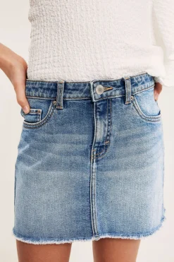 Jeanskjol med låg midja