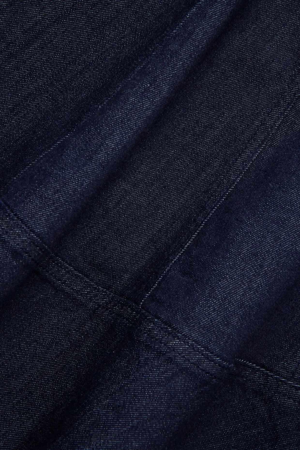 Jeansklänning med utställd kjol