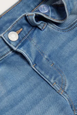 Jeansshorts i denimtrikå
