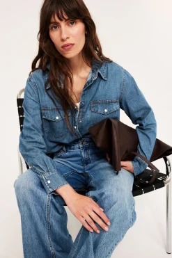 Jeansskjorta