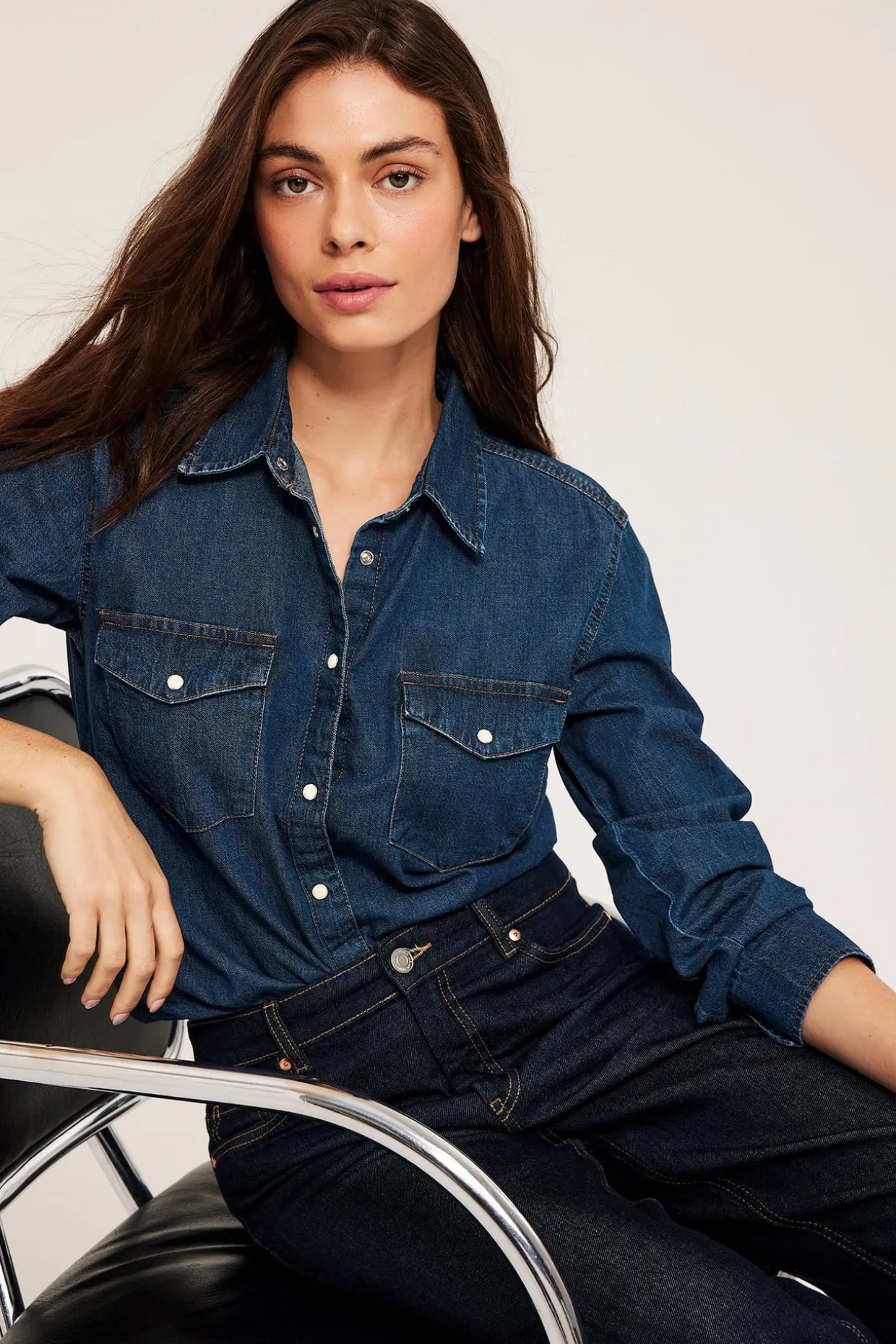 Jeansskjorta