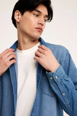 Jeansskjorta regular fit