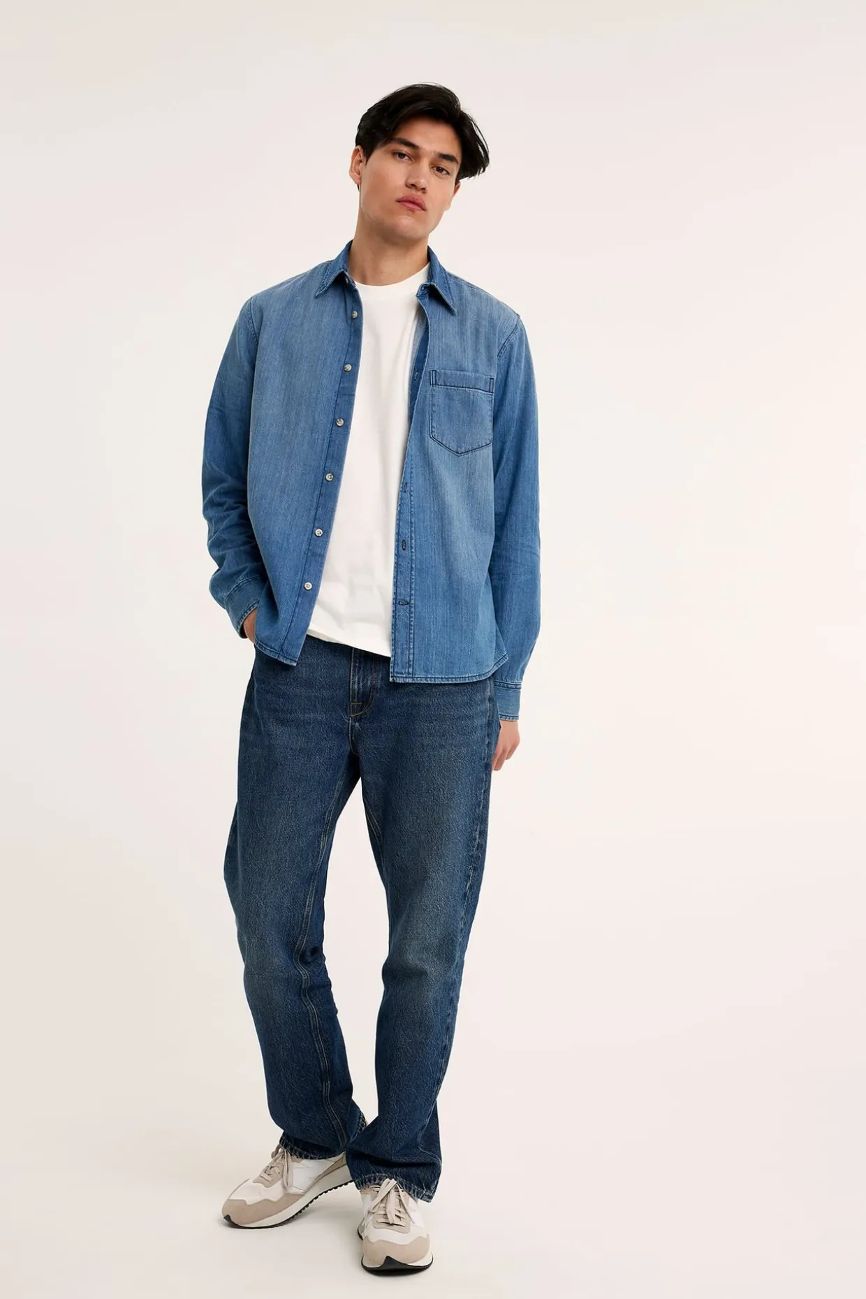 Jeansskjorta regular fit
