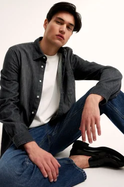 Jeansskjorta regular fit
