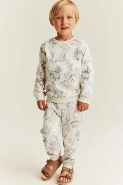 Joggingbyxa med dinosaurier