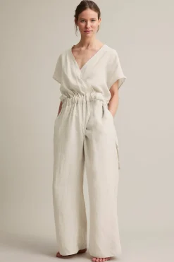 Jumpsuit i linne
