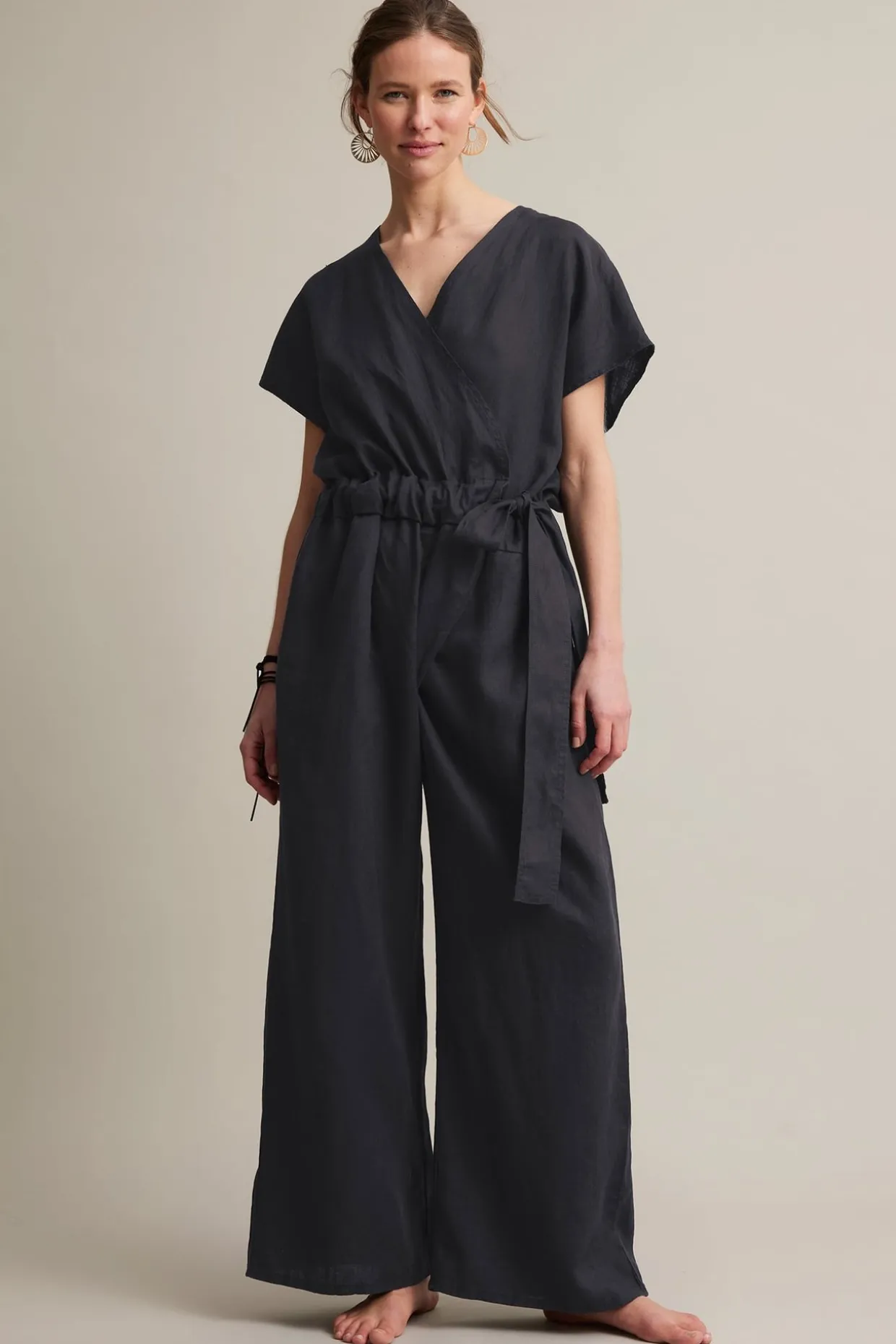 Jumpsuit i linne