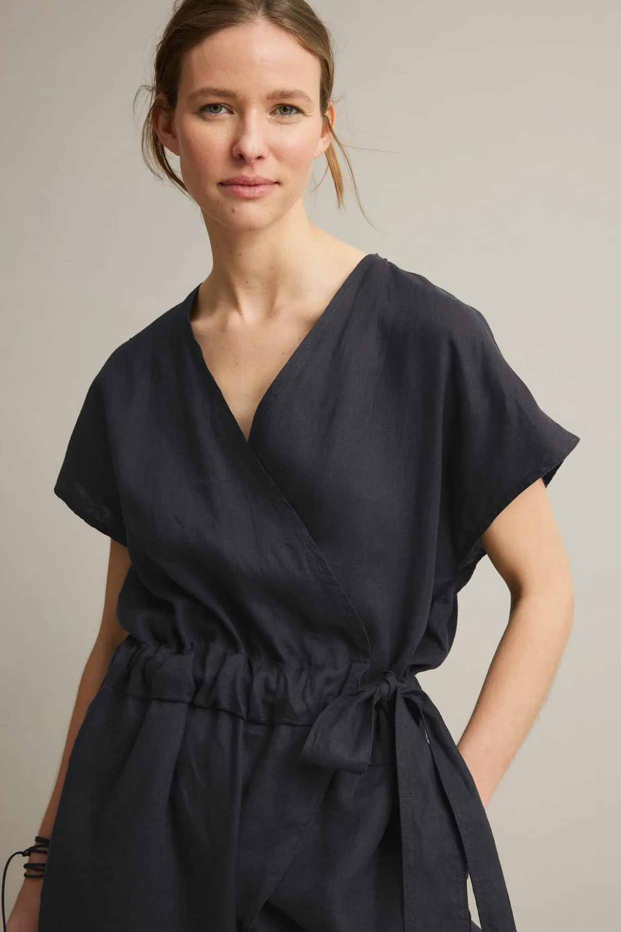 Jumpsuit i linne