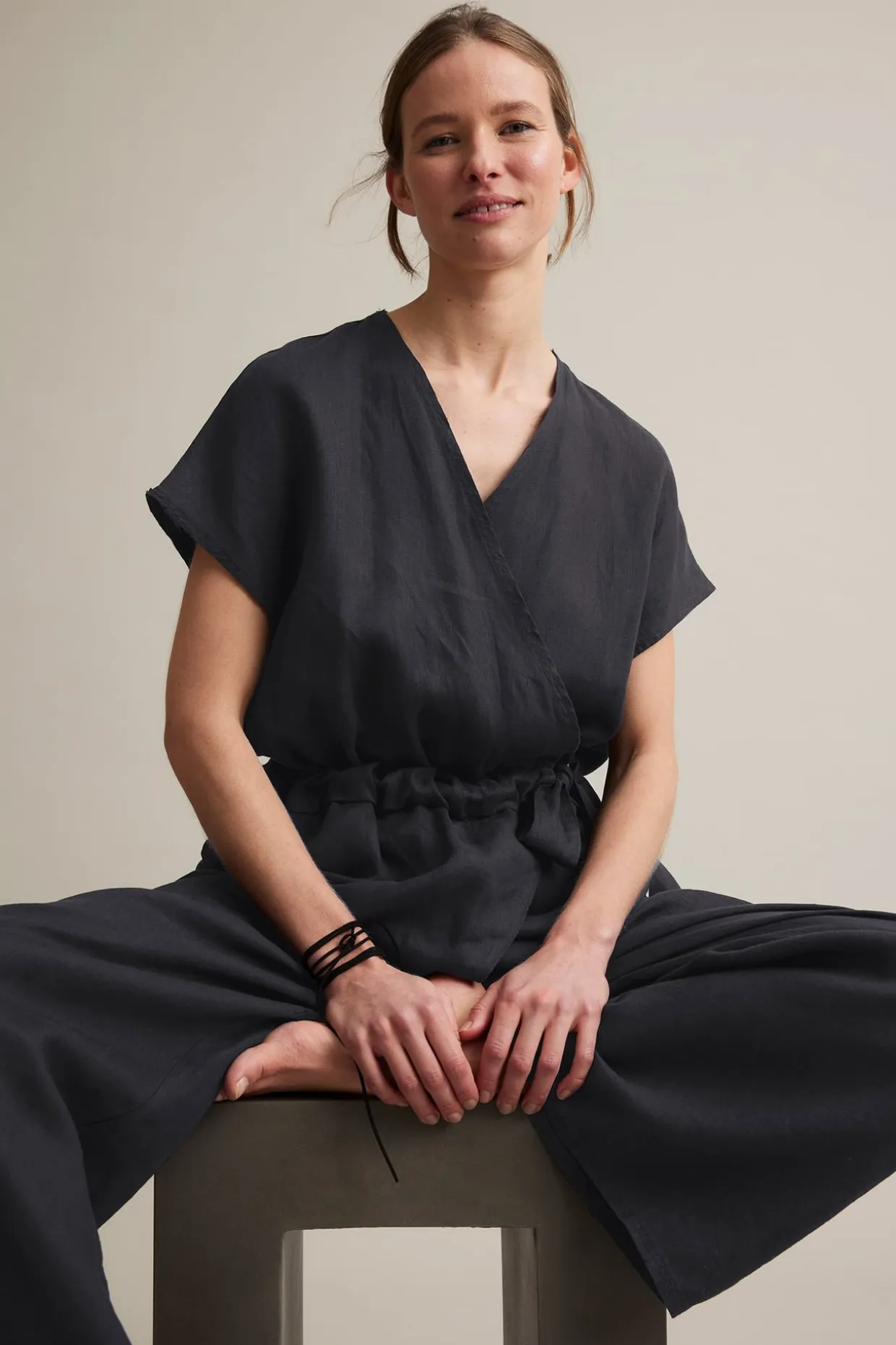Jumpsuit i linne