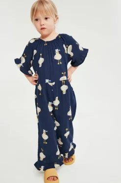 Jumpsuit med fiskmåsar