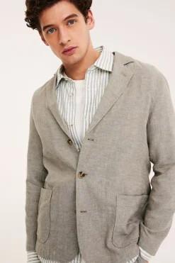 Kavaj i linnemix regular fit