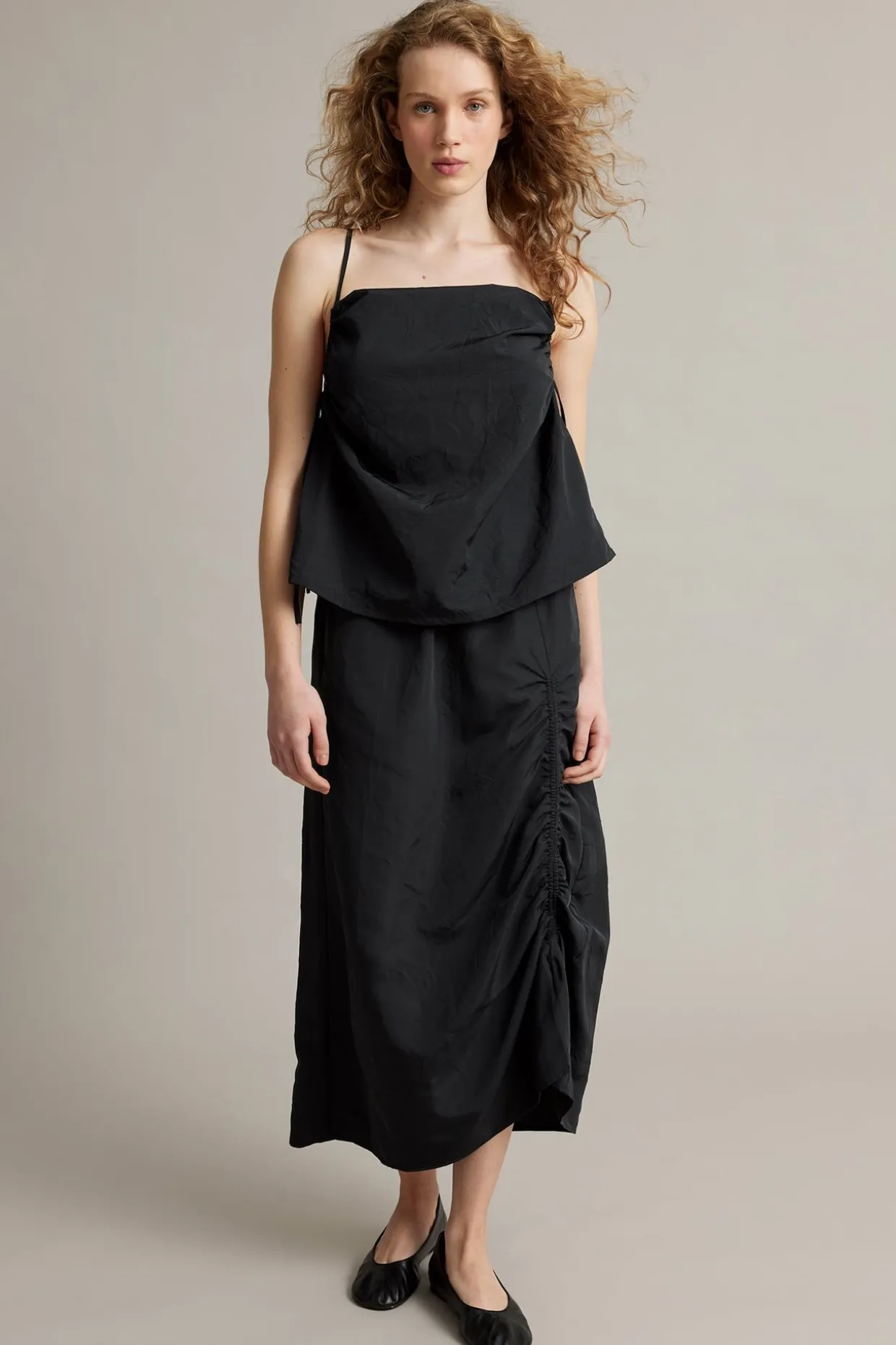Kjol med draperingsdetalj
