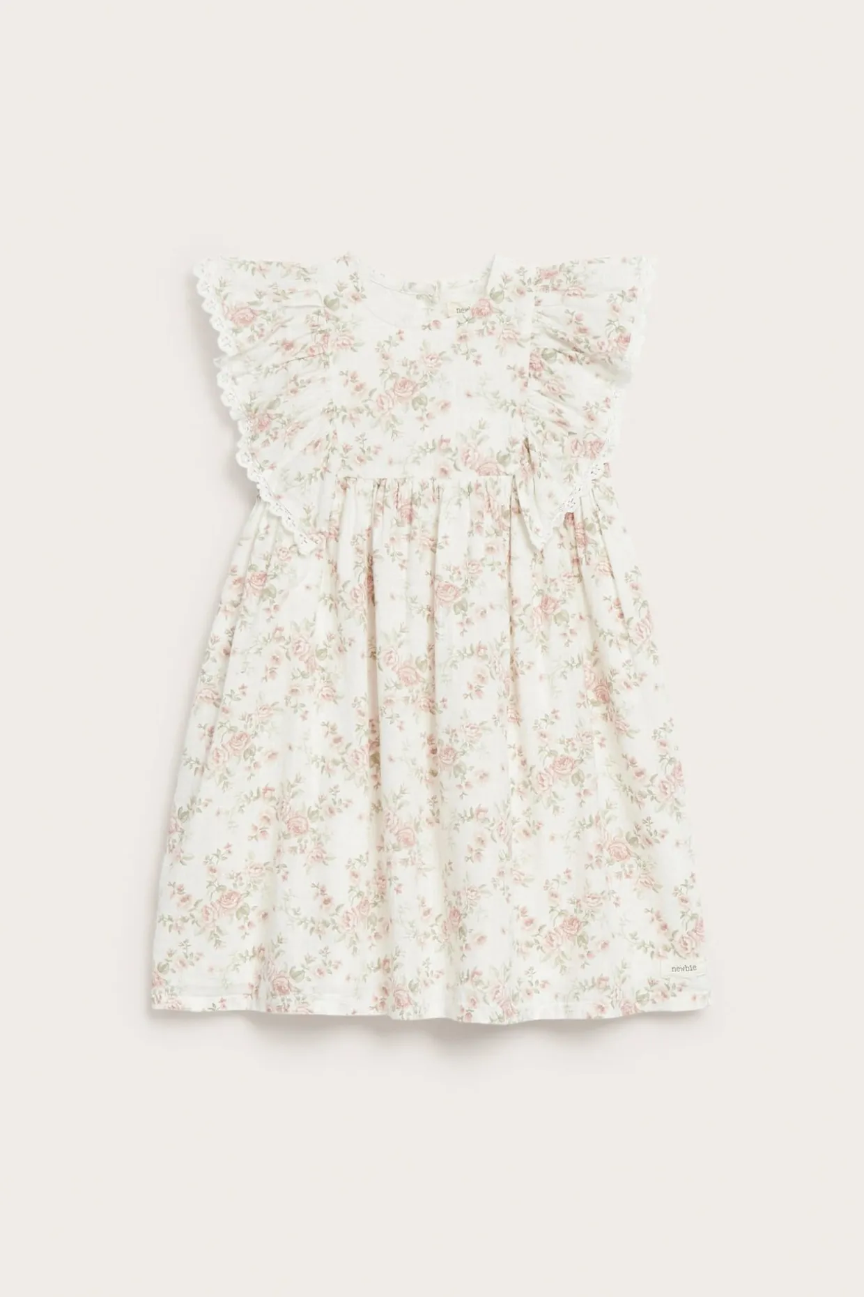 Klänning med blommönster