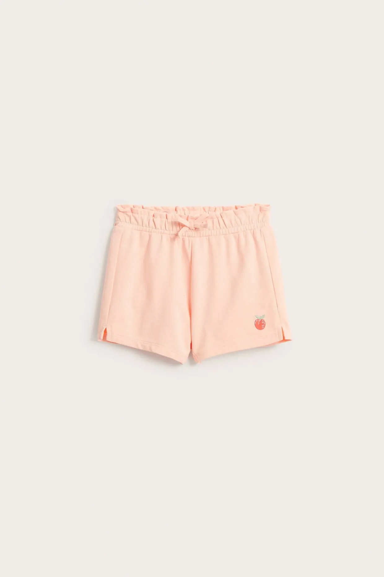 Korta shorts med körsbärsprint