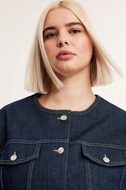Kort Jeansjacka