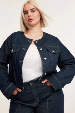 Kort Jeansjacka