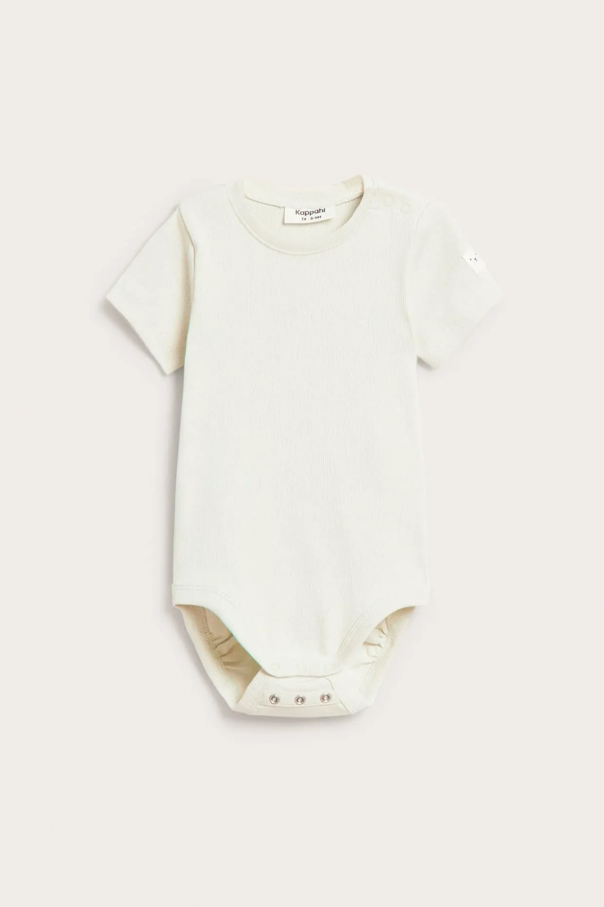 Kortärmad ribbad body