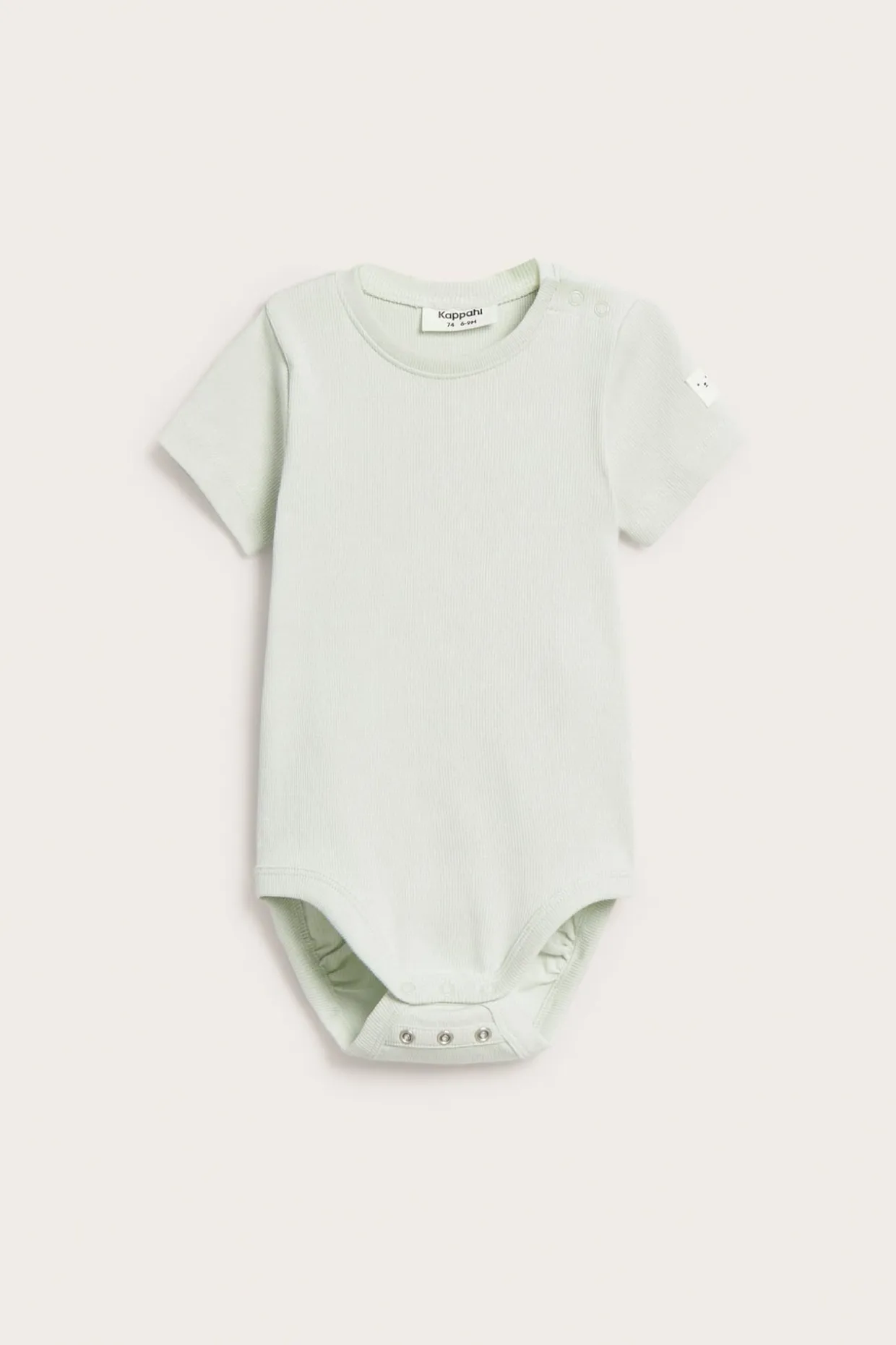Kortärmad ribbad body