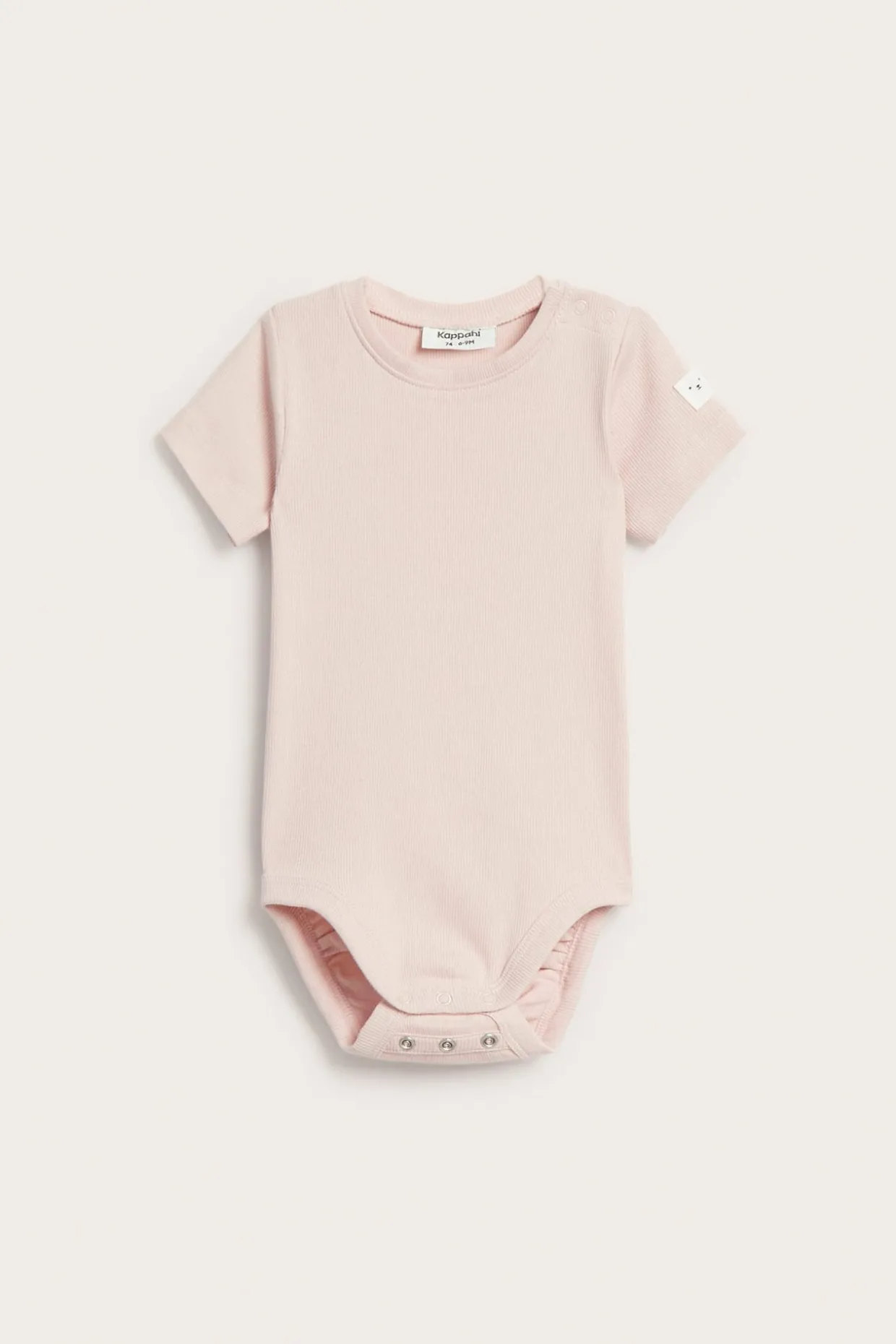 Kortärmad ribbad body