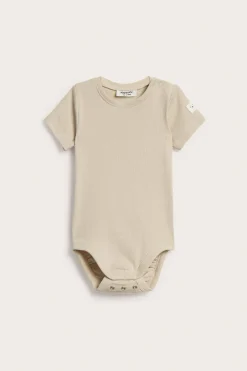 Kortärmad ribbad body