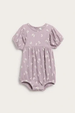 Kortärmad romper med fjärilar