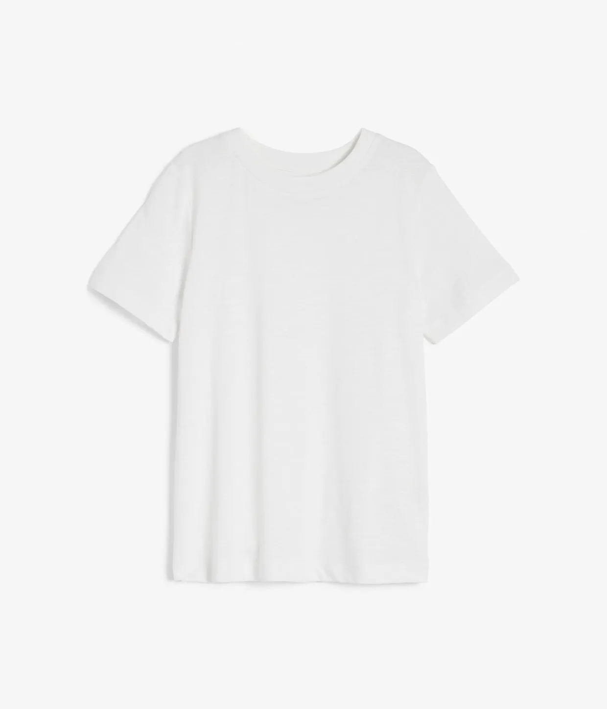 Kortärmad t-shirt i bomullstrikå