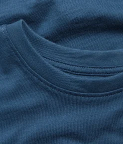 Kortärmad t-shirt i bomullstrikå