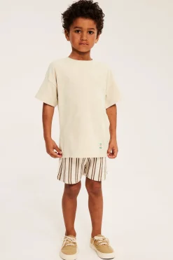 Kortärmad t-shirt i frotté