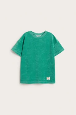 Kortärmad t-shirt i frotté