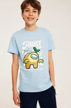 Kortärmad t-shirt med Among Us print