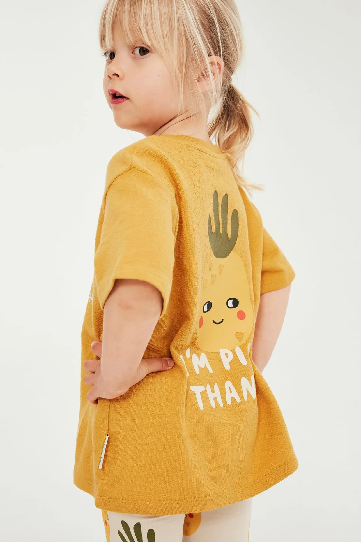 Kortärmad t-shirt med tryck