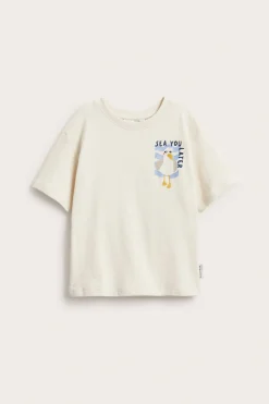 Kortärmad t-shirt med tryck
