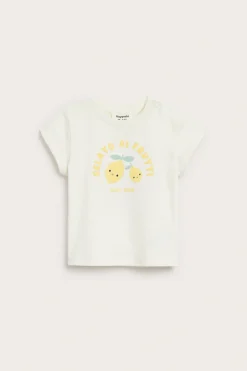 Kortärmad t-shirt med tryck