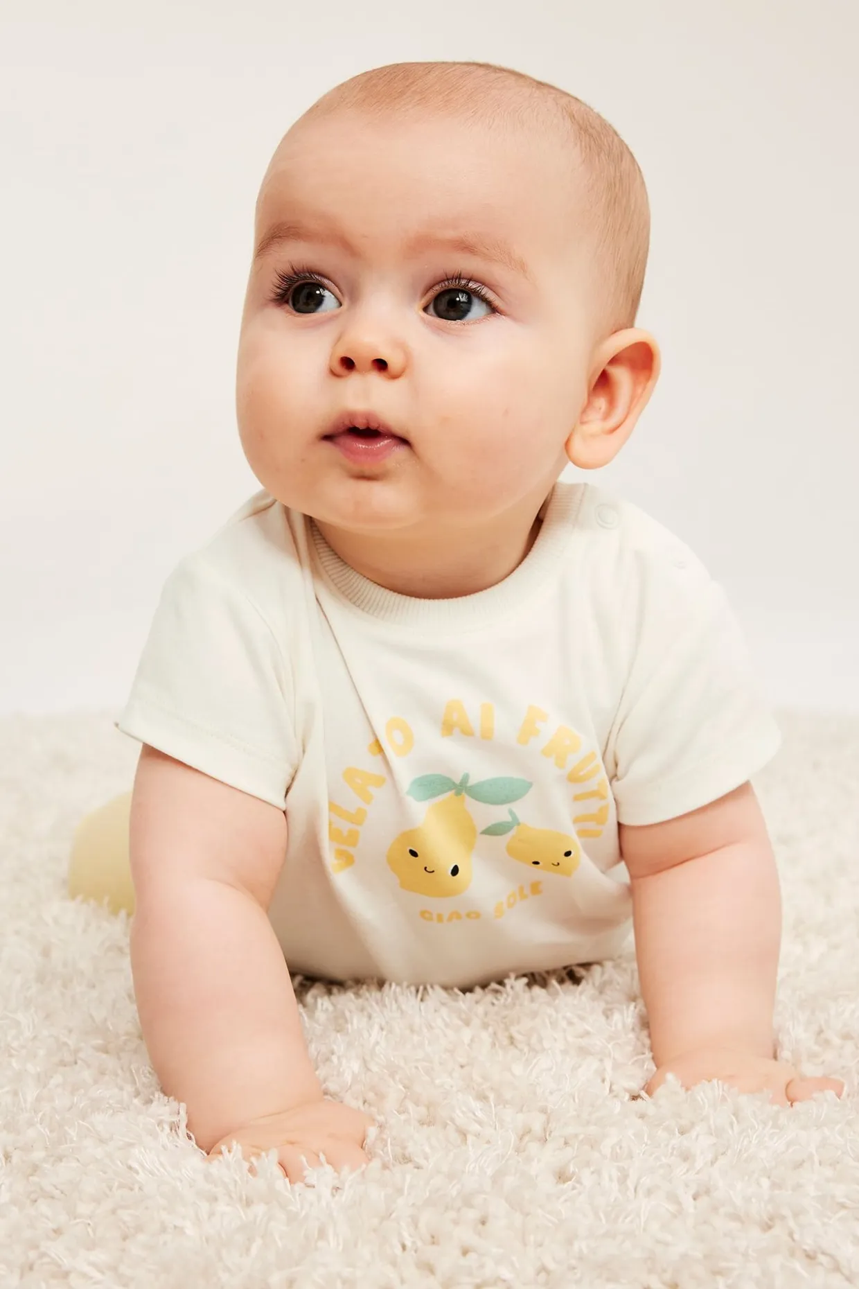 Kortärmad t-shirt med tryck
