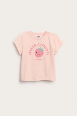 Kortärmad t-shirt med tryck