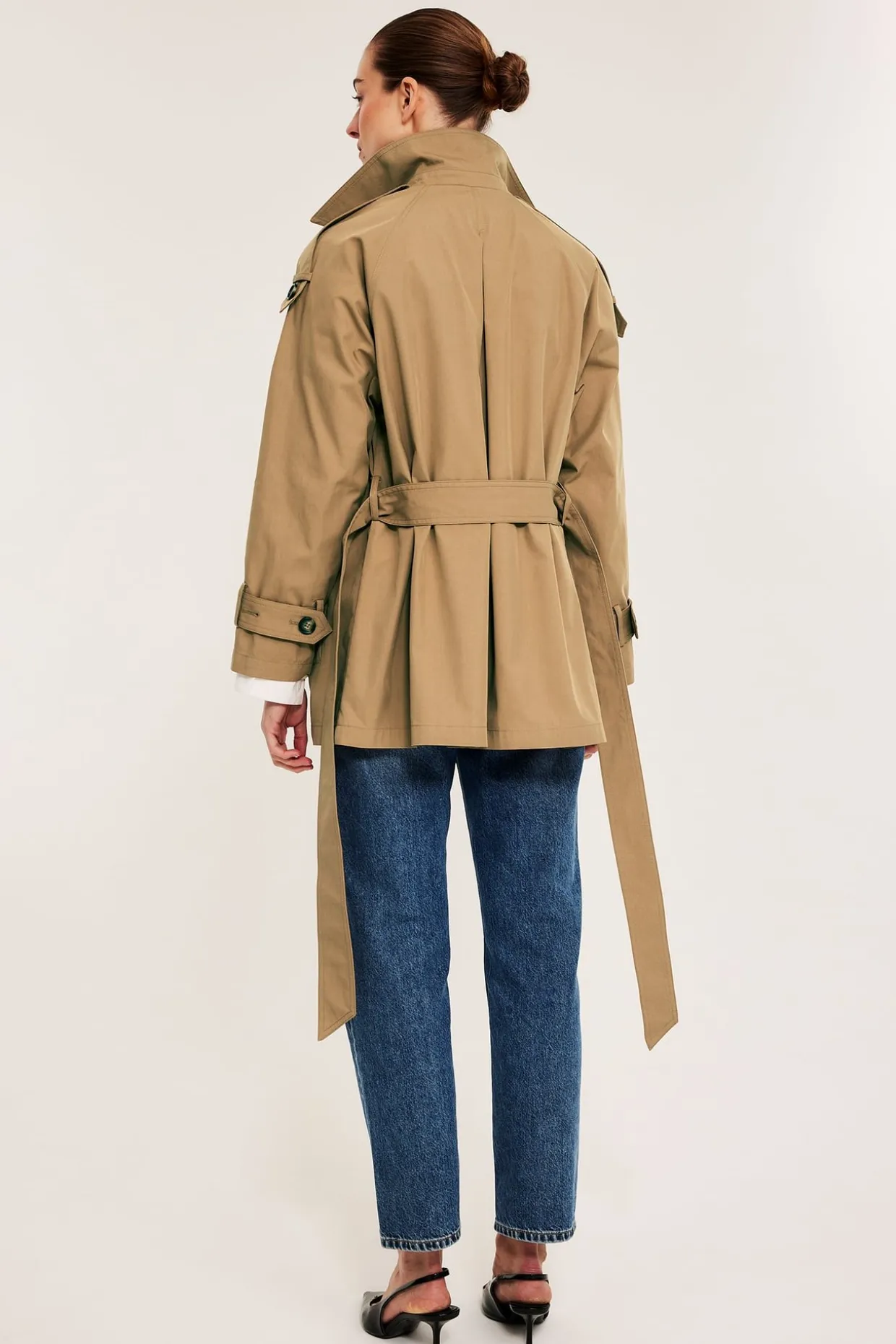 Kort trenchcoat