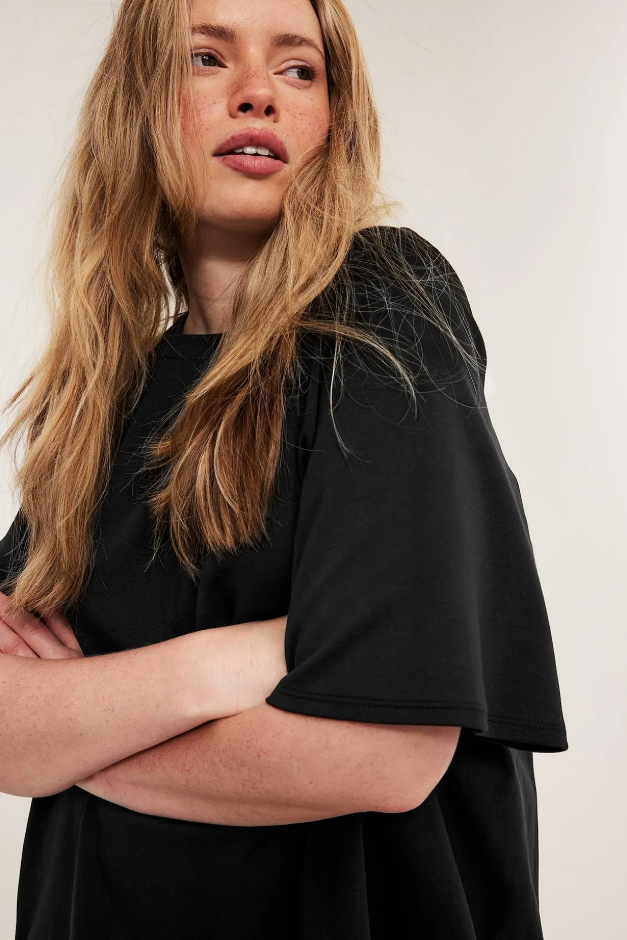Kort t-shirtklänning