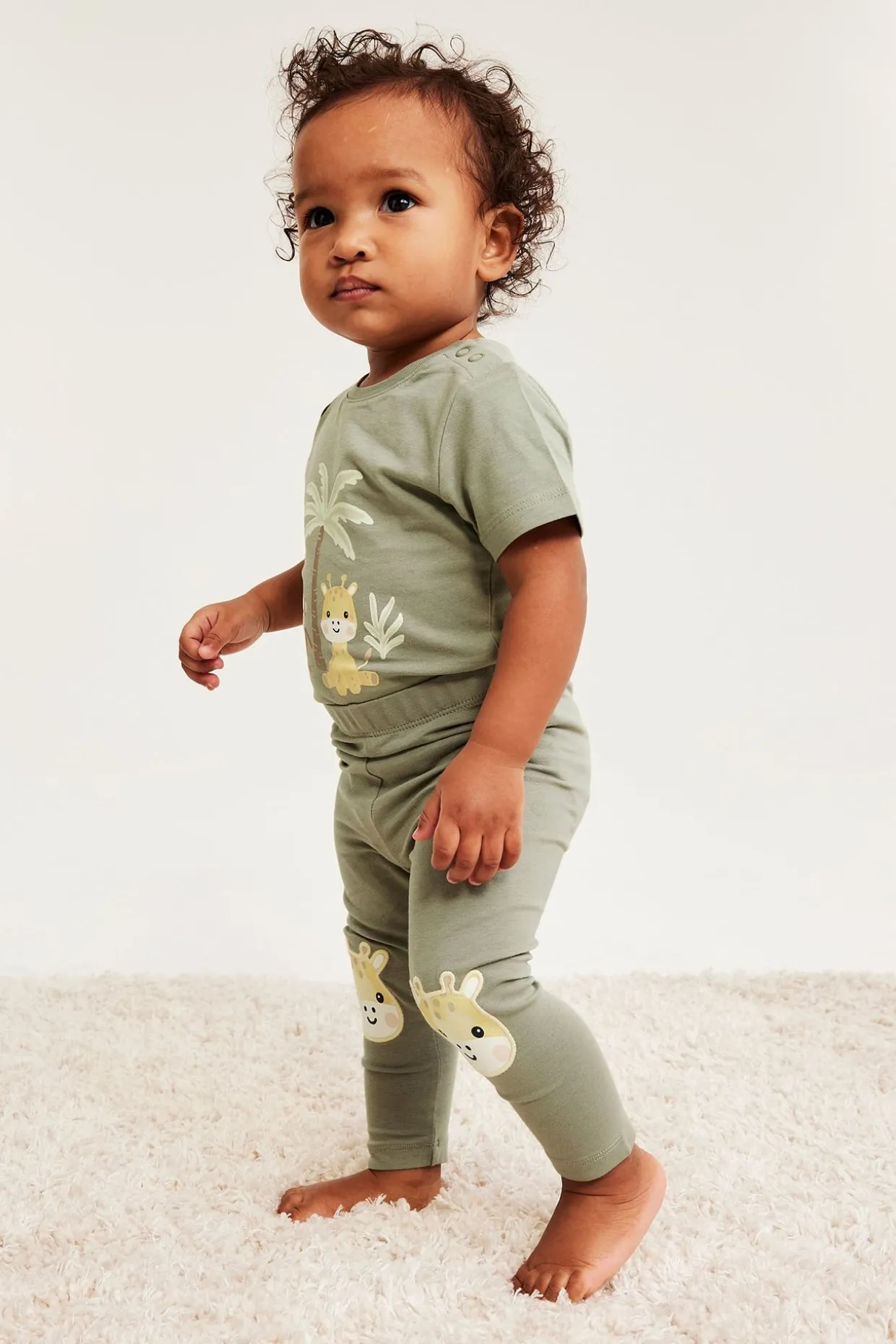 Leggings med applikation