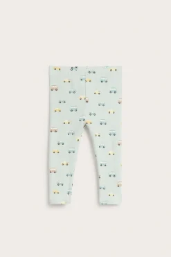 Leggings med bilmönster