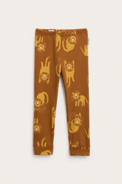 Leggings med lejonmönster