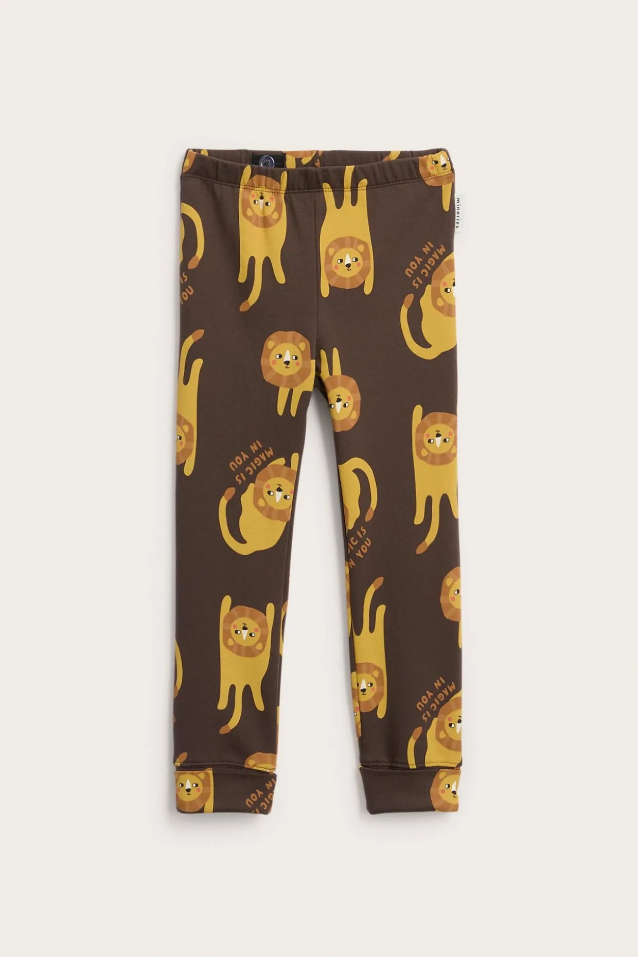Leggings med lejonmönster