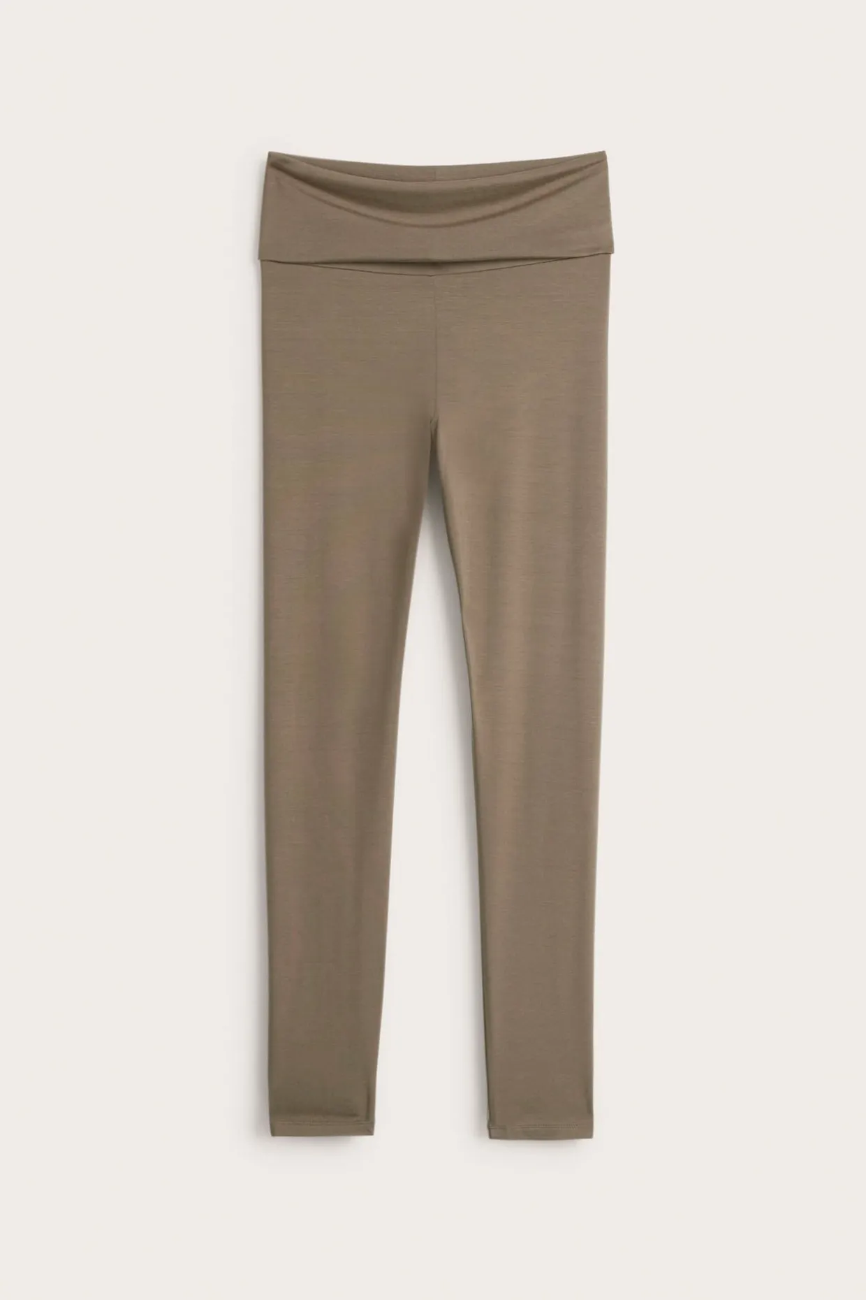 Leggings med nedvikbar midja