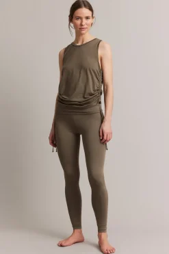 Leggings med nedvikbar midja