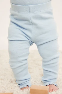 Leggings med pointelle mönster