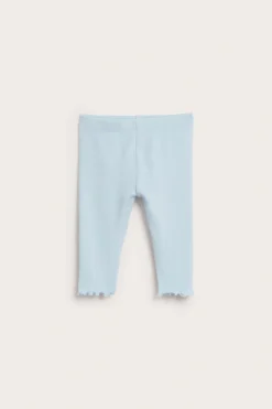 Leggings med pointelle mönster