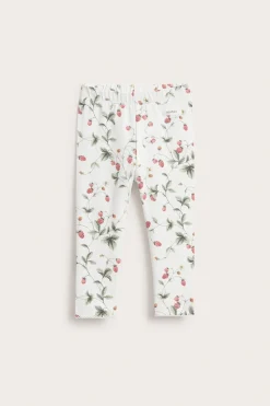 Leggings med smultronmönster