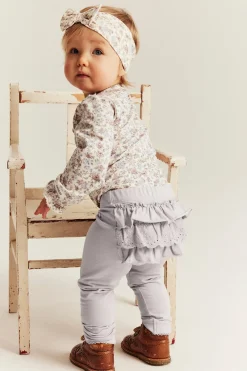 Leggings med volang